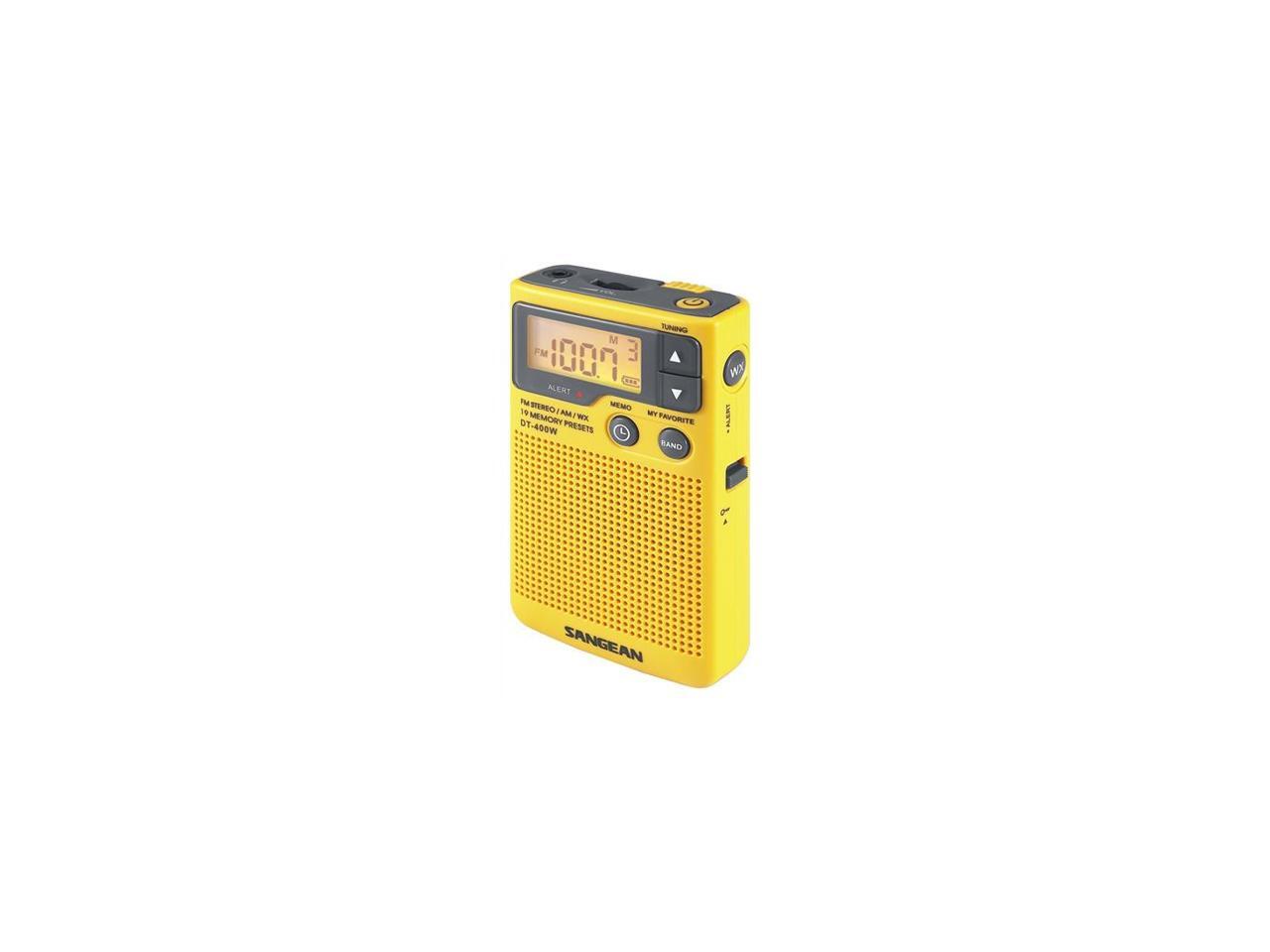 Sangean Digital AM/FM/Weather Alert Pocket Radio DT400W Newegg.ca
