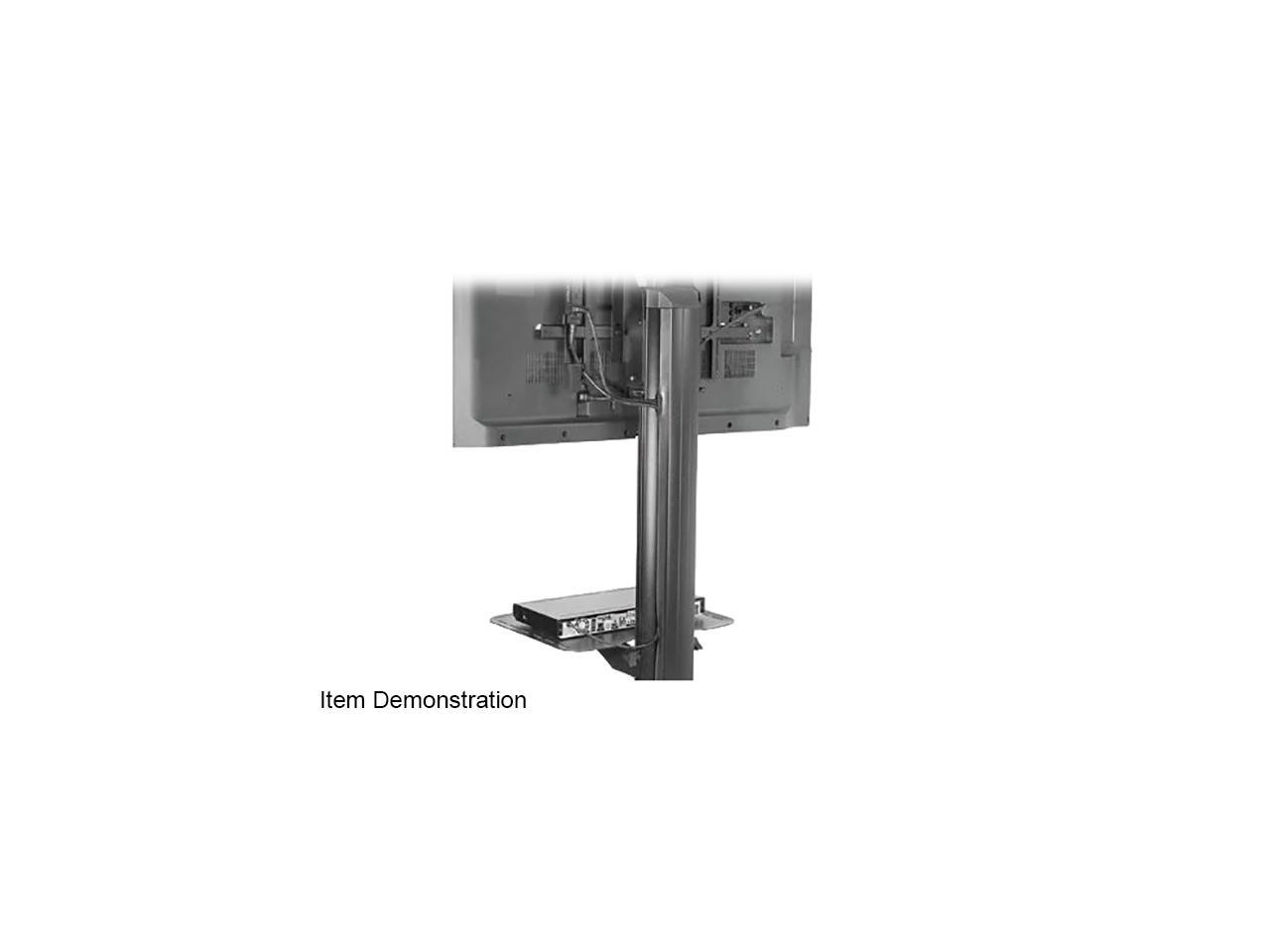 Peerless SR560M Universal 32" 65" Flat Panel Cart with Metal Shelf