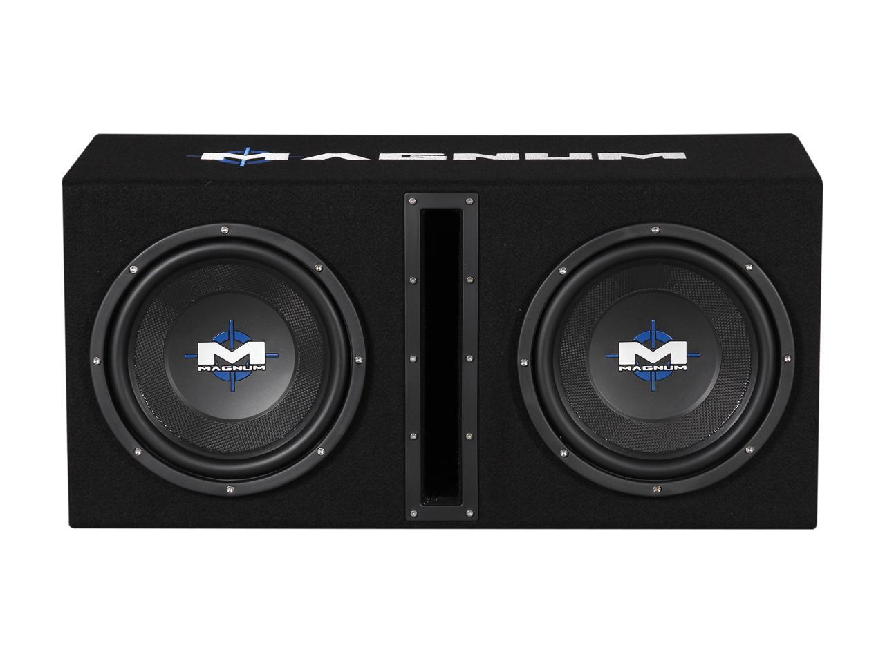 MTX Dual 10" Magnum Enclosured Subwoofer & Amp Combo