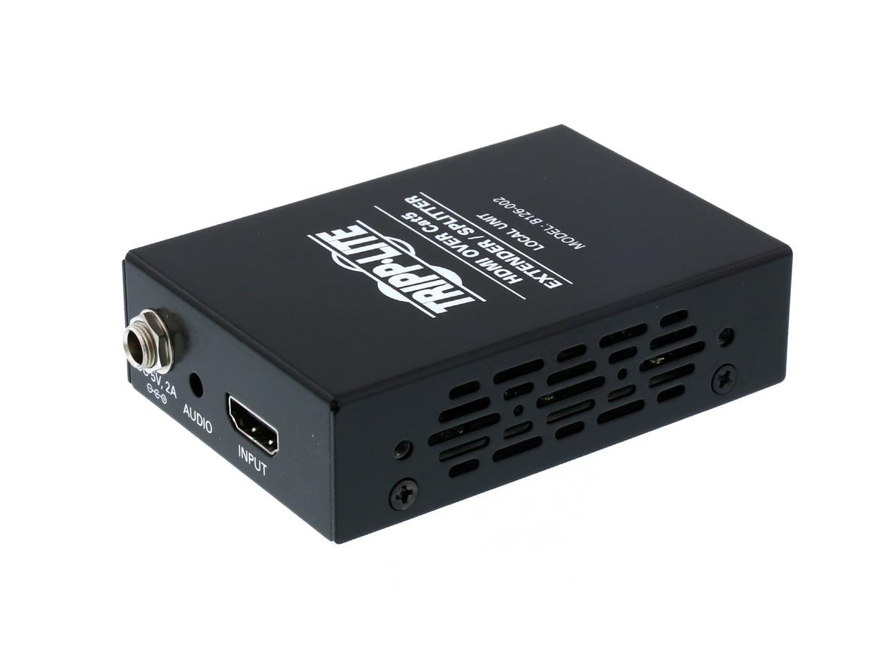 Tripp Lite 2-Port HDMI Over Cat5 / Cat6 Extender Splitter, Transmitter ...