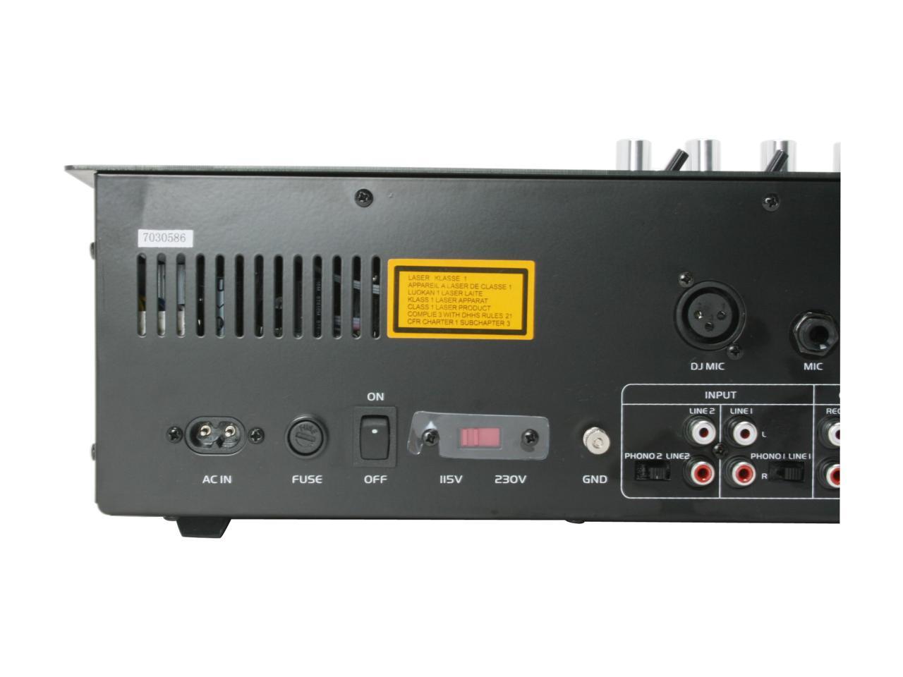 GEM SOUND CDM150 Dual CD Player with Mixer