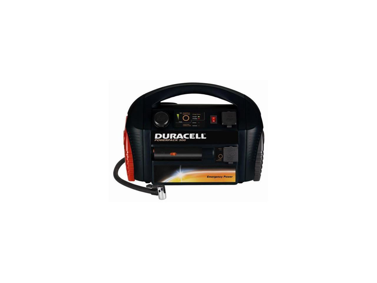 Duracell 852 0307 Powerpack 300 With Built In 300w Inverter And 250 Psi Air Compressor 0797