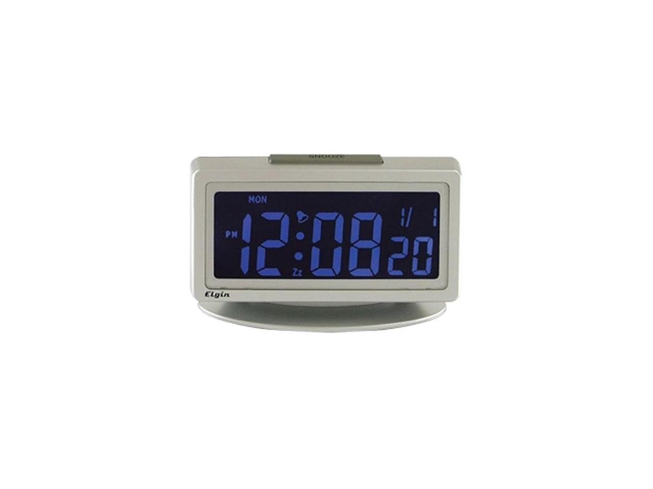 Elgin 3451E Pick Your Color LCD Alarm Clock