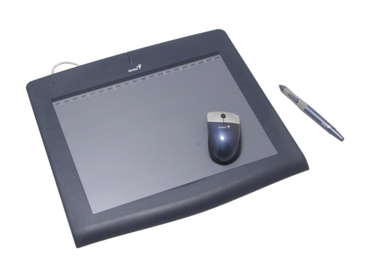 Genius Pensketch 9x12 - Professional Graphic Tablet With 1024 Pressure 