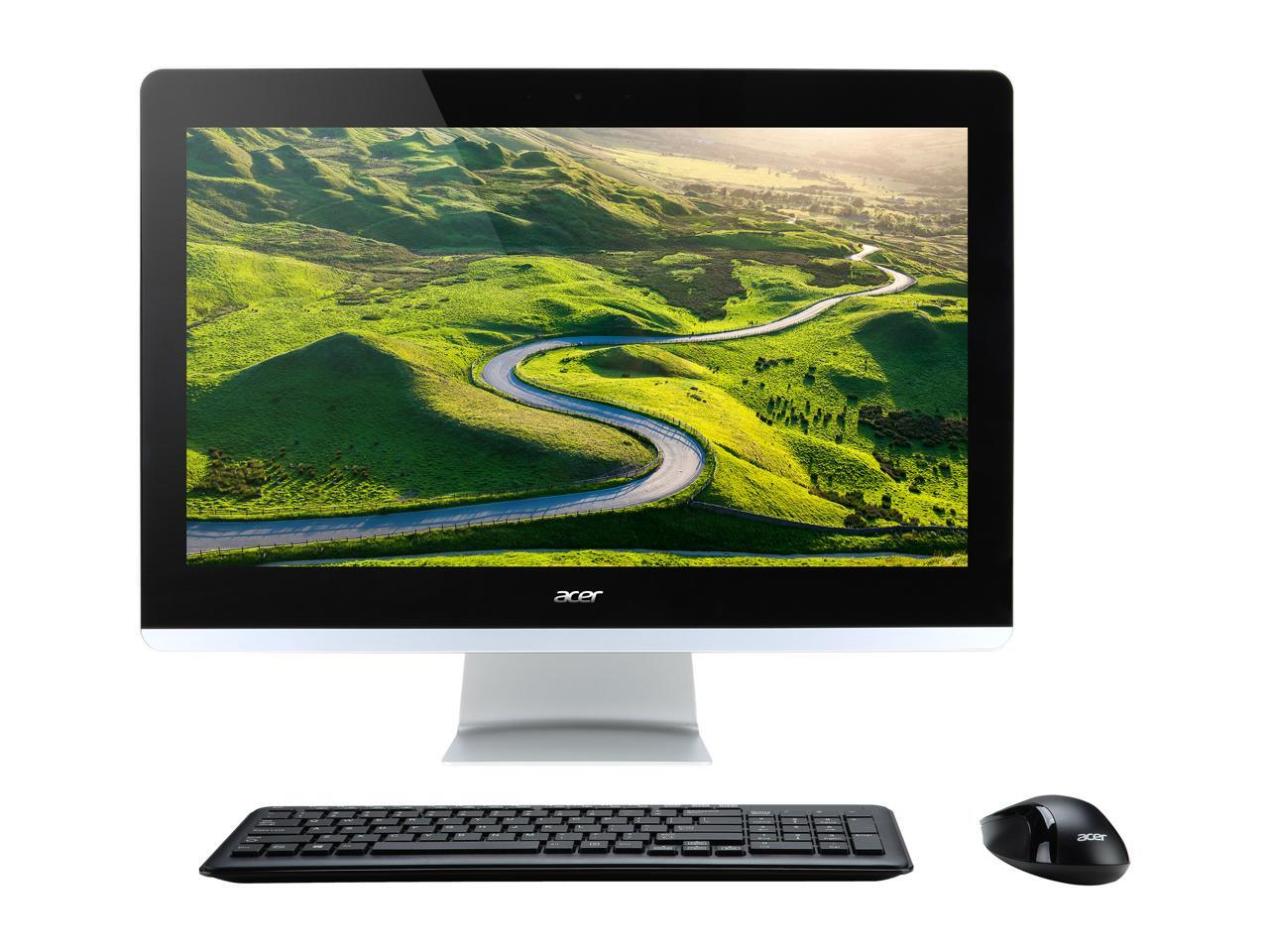 Acer All In One Computer Aspire Az3 715 Ur12 Intel Core I7 7th Gen 7700t 2 90 Ghz 16 Gb Ddr4 2 Tb Hdd 23 8 Touchscreen Windows 10 Home 64 Bit Newegg Com