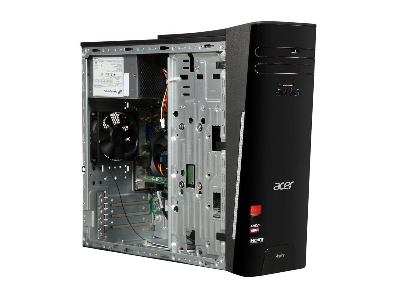 Acer Desktop Computer Aspire TC281UR12 AMD A109700 12GB DDR4 1TB HDD
