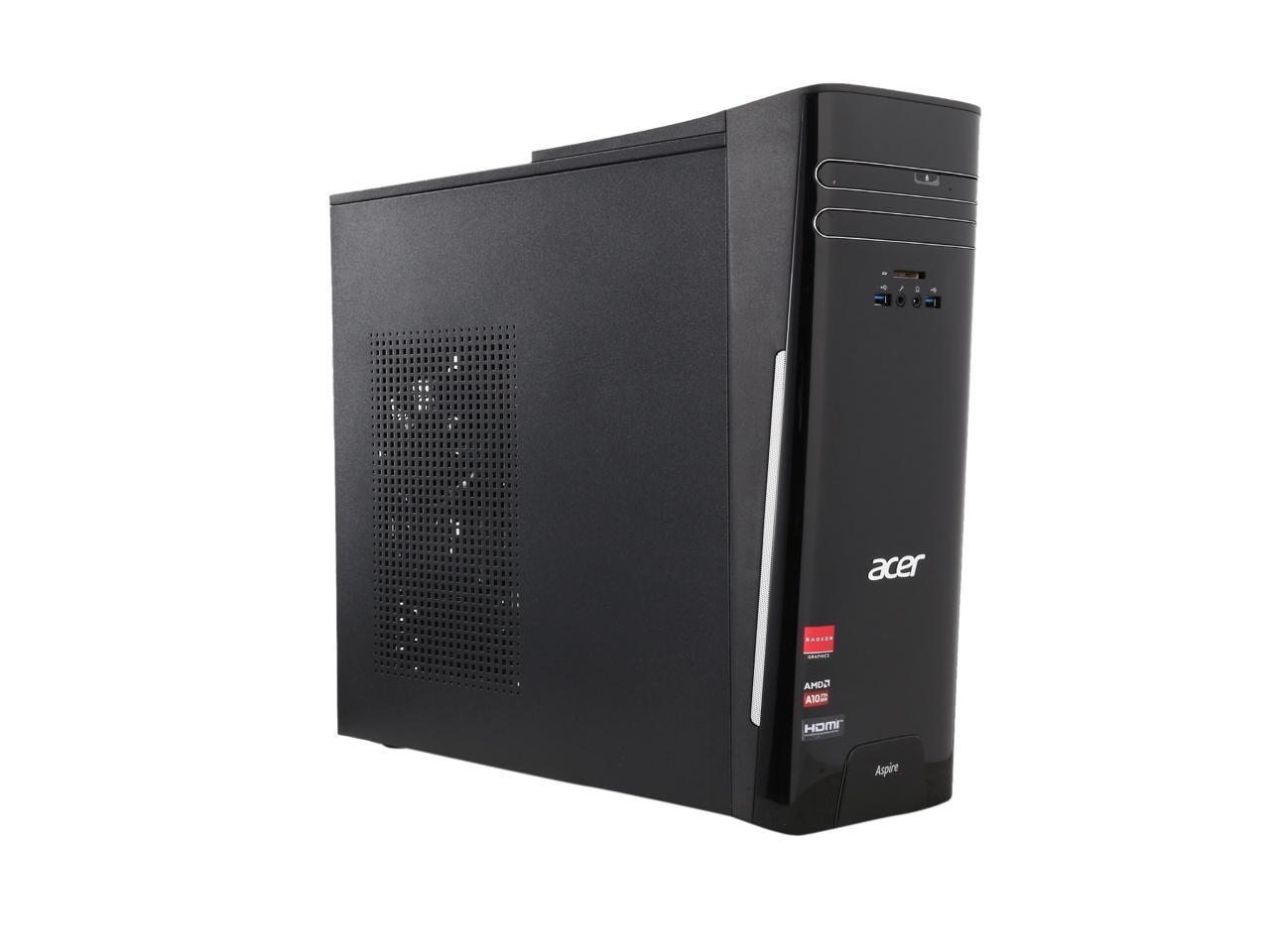 Acer Desktop Computer Aspire Tc 281 Ur12 A10 Series Apu A10 9700 3 50ghz 12gb Ddr4 1 Tb Hdd Windows 10 Home 64 Bit Newegg Com