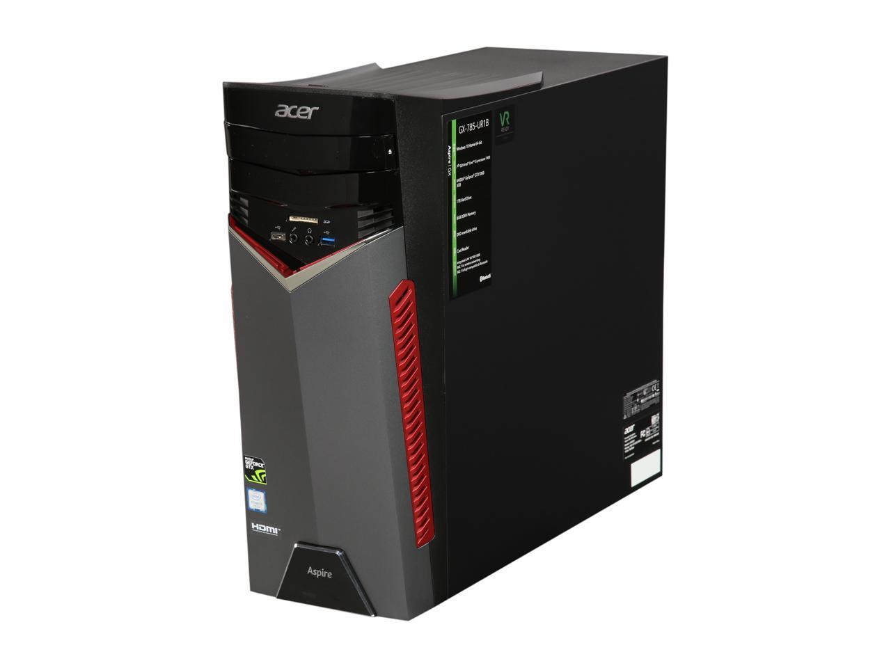 Acer Desktop Computer Aspire GX-785-UR1B Intel Core i5 7th Gen 7400 (3.