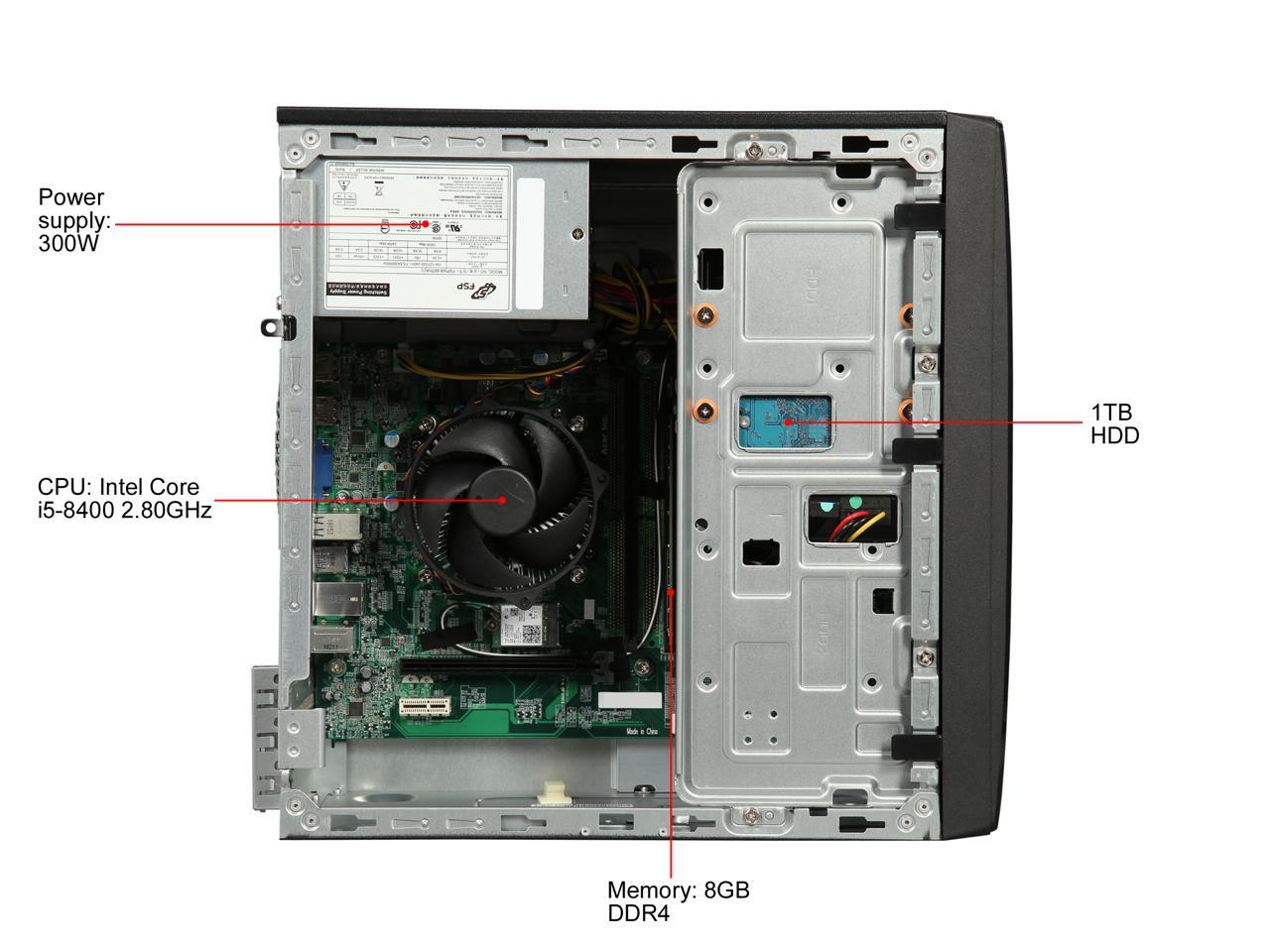 Refurbished: Acer Grade A Desktop Computer Aspire TC TC-865-DH11 Intel