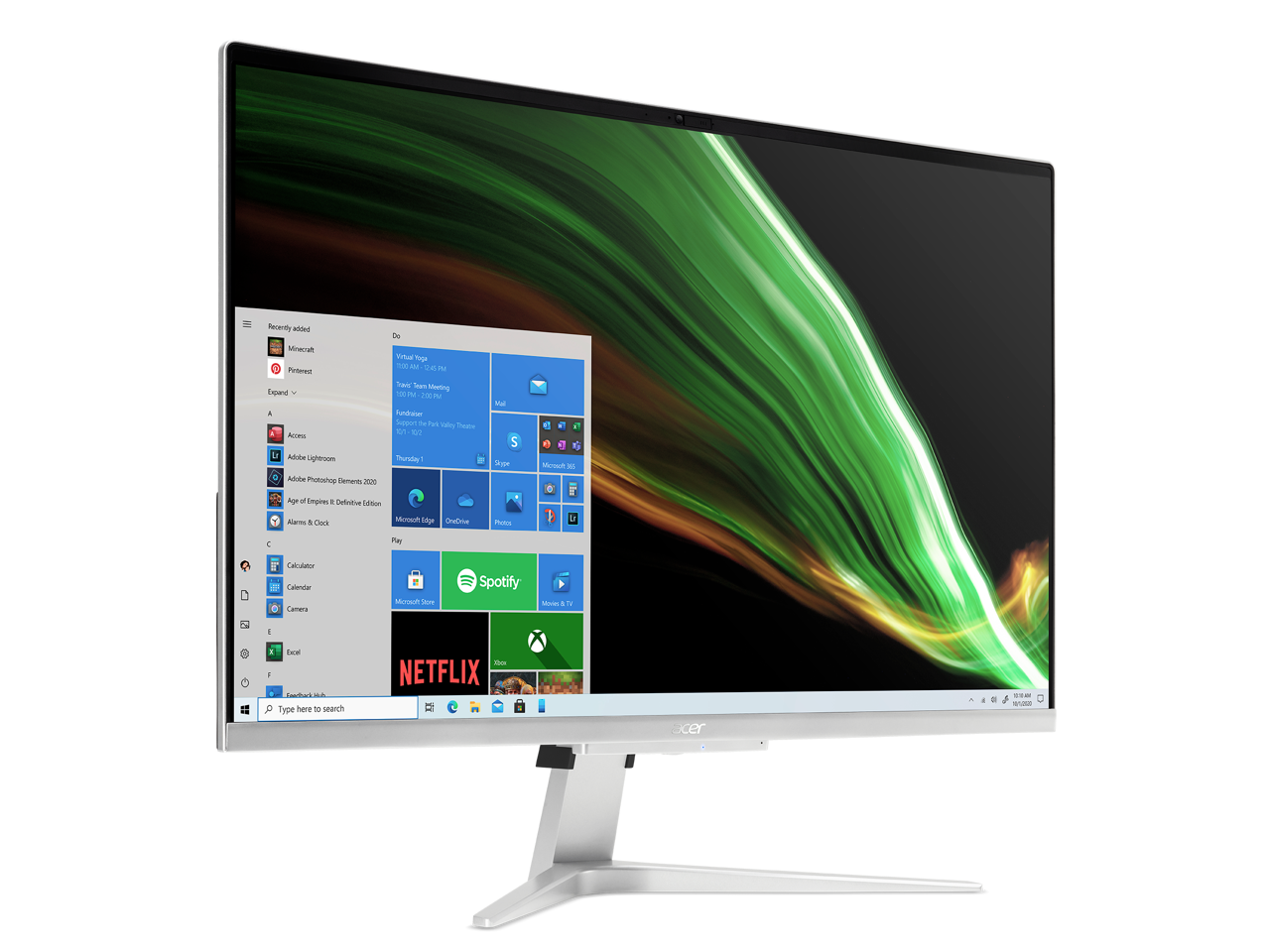 Acer AllinOne Computer Aspire C271655URi5 Intel Core i51135G7 8GB