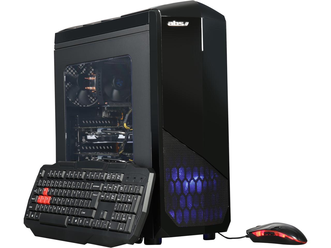 Abs Sentry Duo Ali105 Desktop Pc Intel Core I5 6600k 3 5 Ghz 16 Gb Ddr4 1 Tb Hdd Rx 480 4 Gb X 2 Crossfirex Windows 10 Home 64 Bit Newegg Com