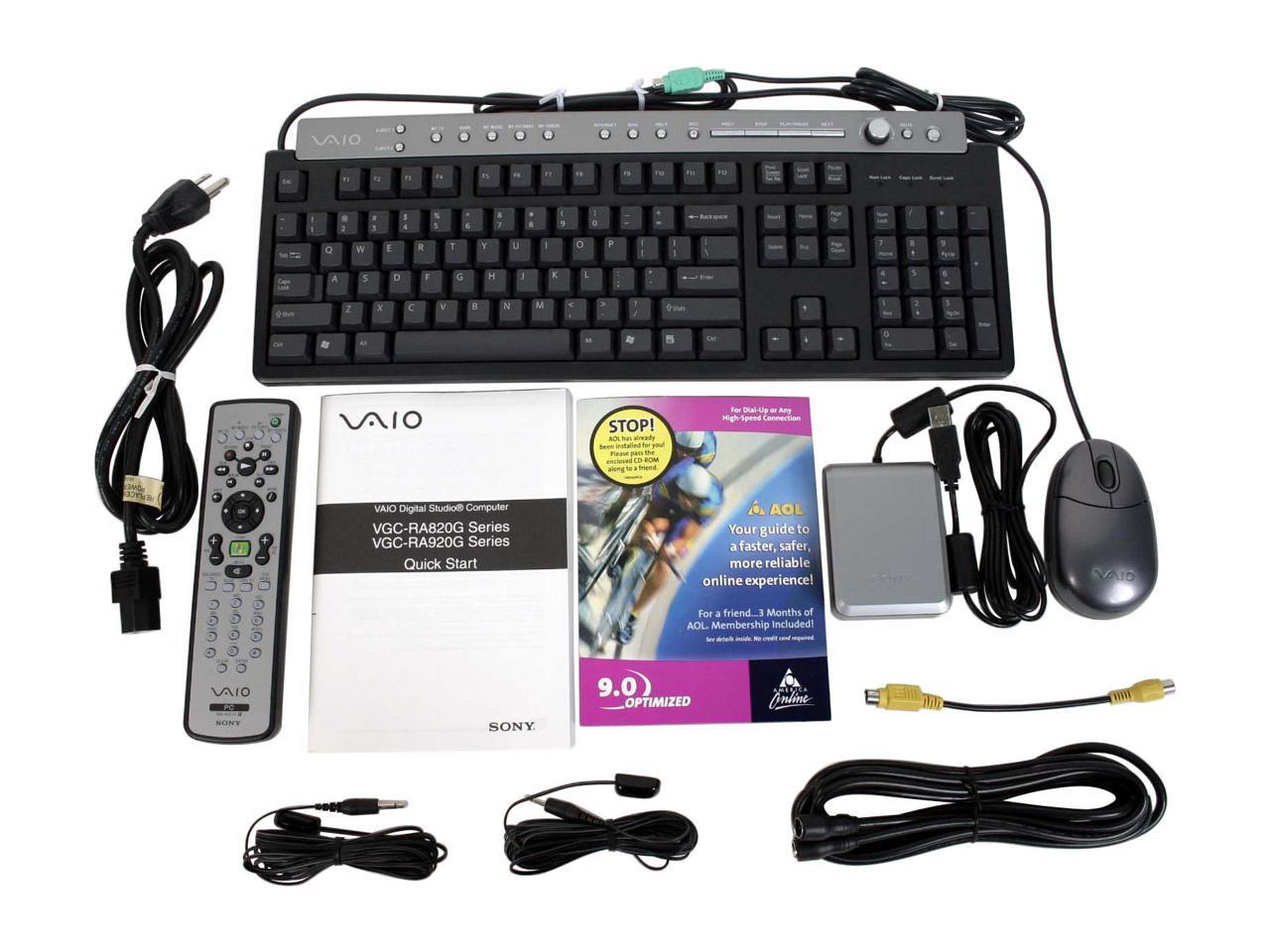 Sony Desktop PC R VGC-RA820G 3.2E(540) 1 GB 200 GB (SATA) HDD Microsoft ...