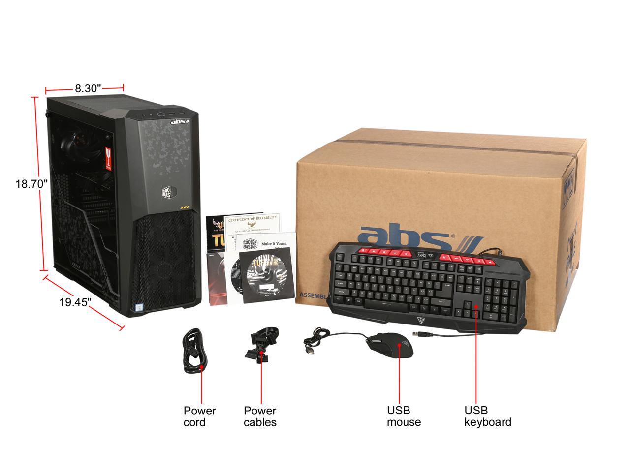 Open Box ABS TUF Gaming Desktop PC NVIDIA GeForce GTX 1060 6 GB Intel