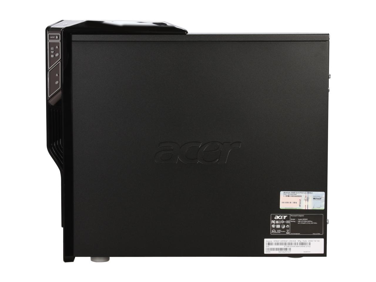 Acer Desktop PC Aspire AM5641U5630A Intel Core 2 Quad Q6600 4GB DDR2