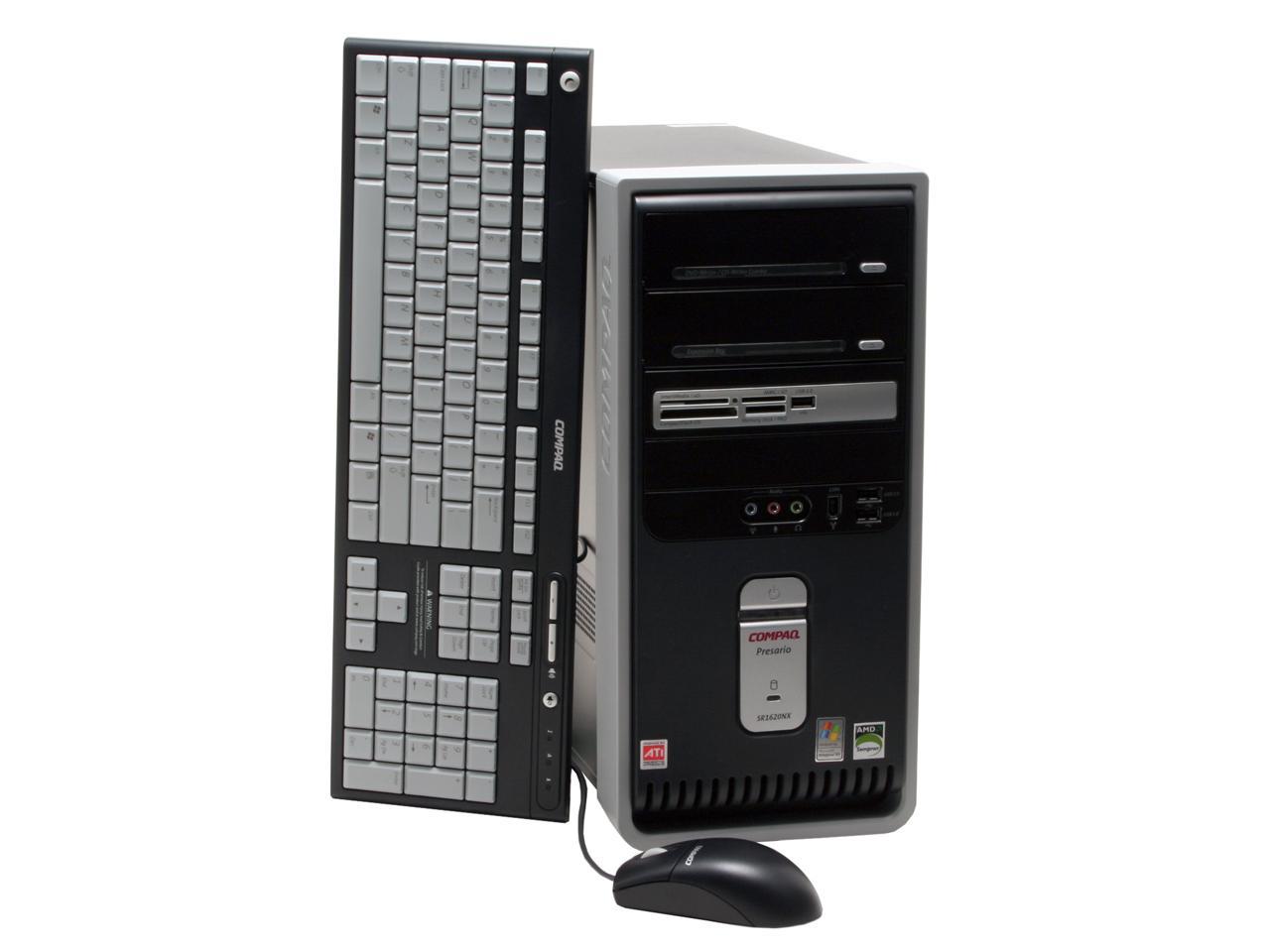 COMPAQ Desktop PC Presario SR1620NX (EG733A) Sempron 3400+ 512MB DDR 160GB  HDD Windows XP Home - Newegg.com