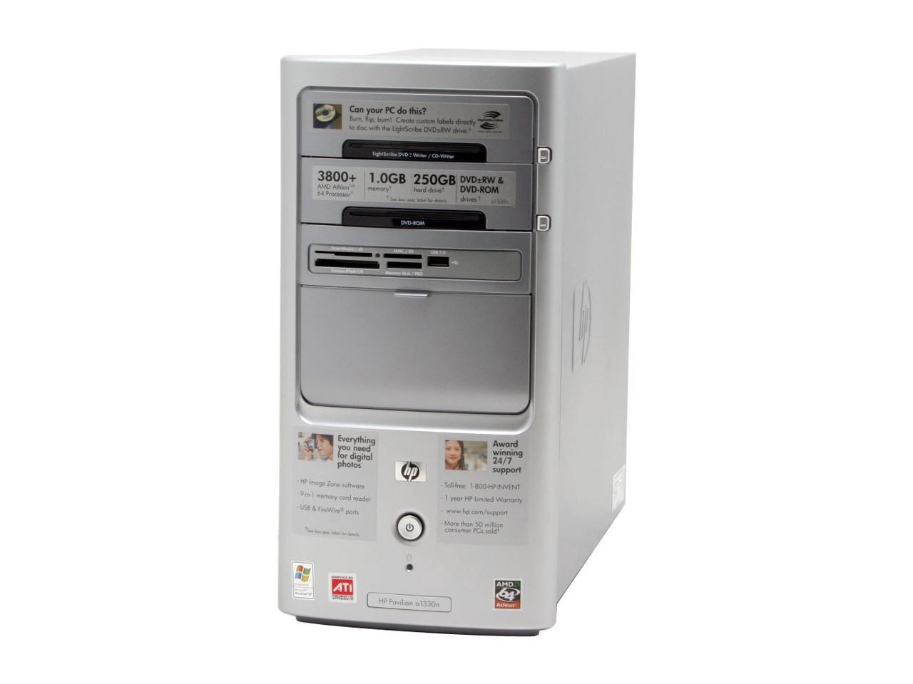 HP Desktop PC Pavilion a1330n (EL466AA) Athlon 3800+ (2.00 ...