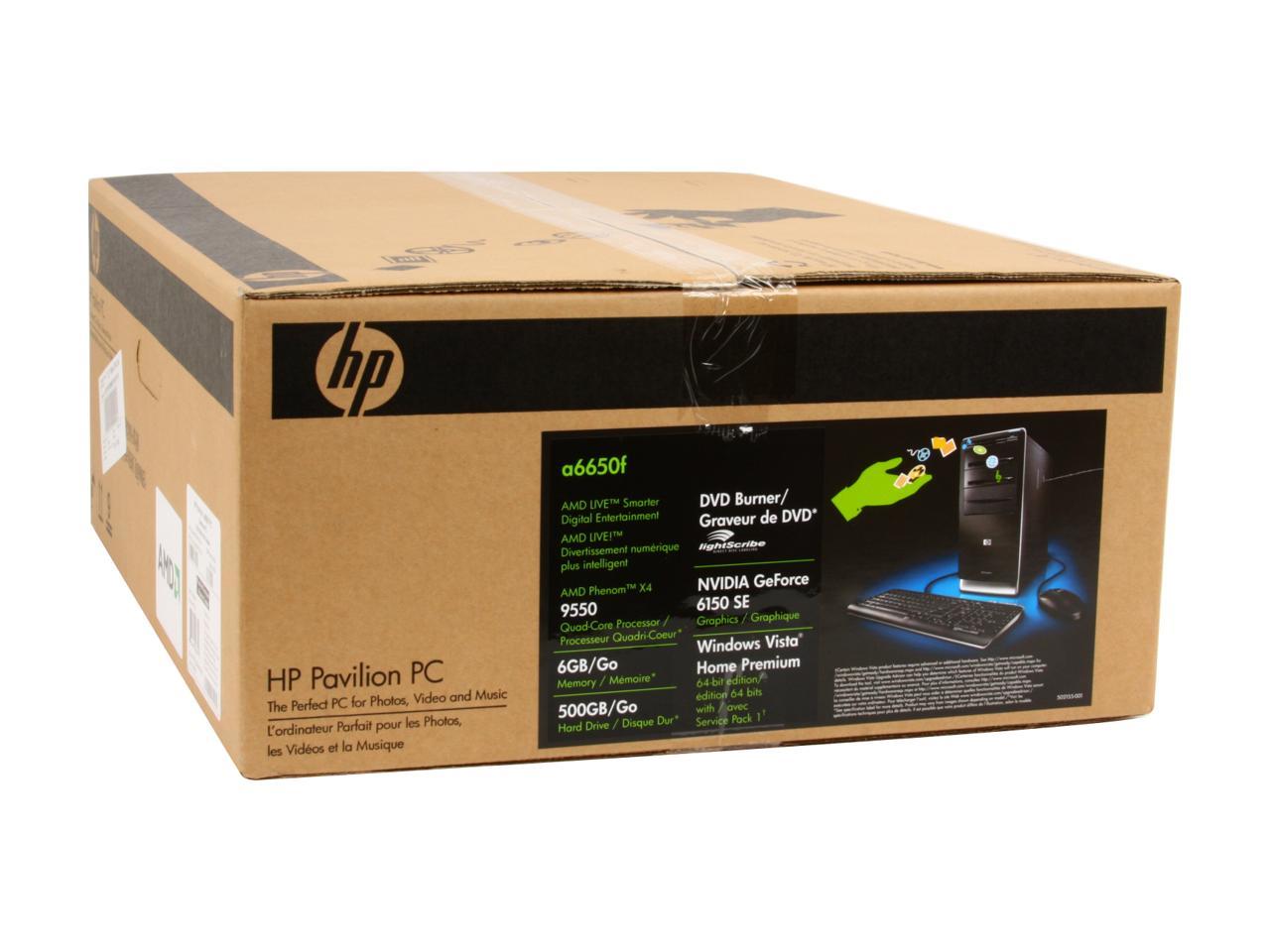 hp pavilion a6650f