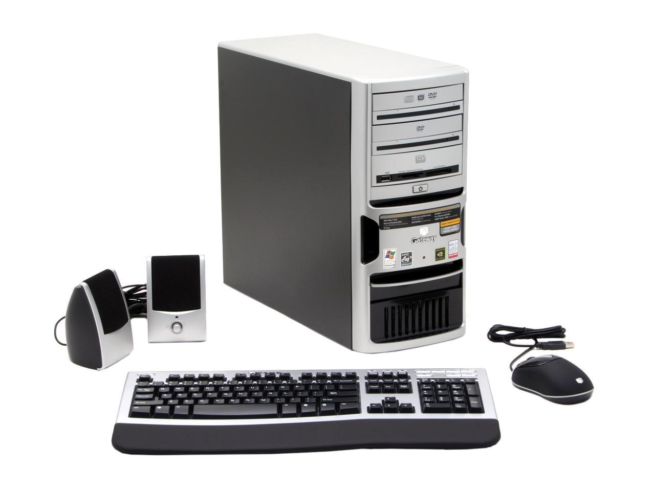 Gateway Media Center Computer GT5034 4200+ 2GB DDR 320GB HDD Windows XP ...
