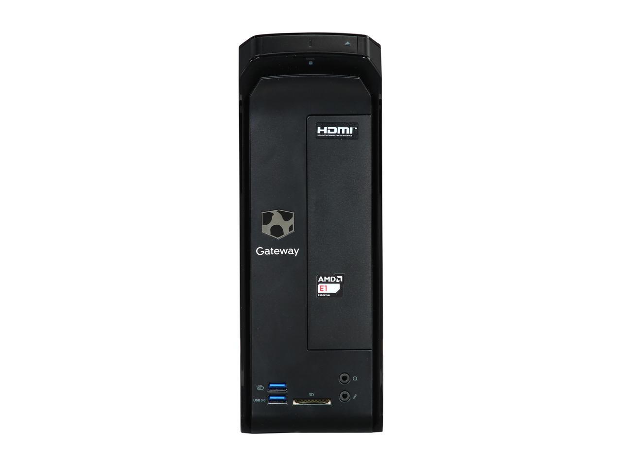 Refurbished gateway desktop pc sx2185 ub37 amd e1 series e1 2500 4gb