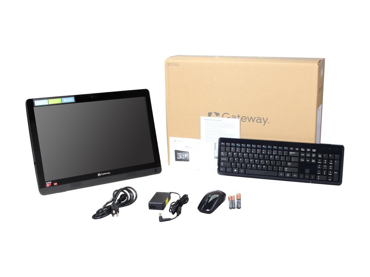 Gateway All In One Pc One Zx4270 Ub14 Dq Getaa 003 A4 Series Apu A4 5000 1 50 Ghz 4gb Ddr3 500 Gb Hdd Amd Radeon Hd 8330 Windows 8 1 Newegg Com