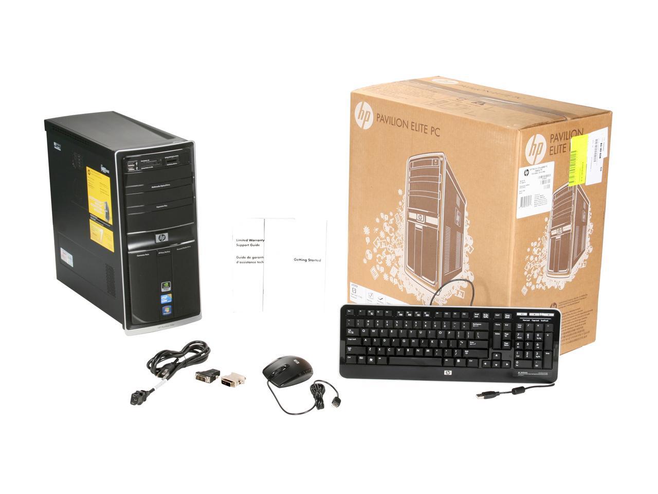 HP Desktop PC Pavilion Elite E9290F(AU850AAABA) Intel Core i7 920 (2.66GHz) 9GB DDR3 1TB HDD