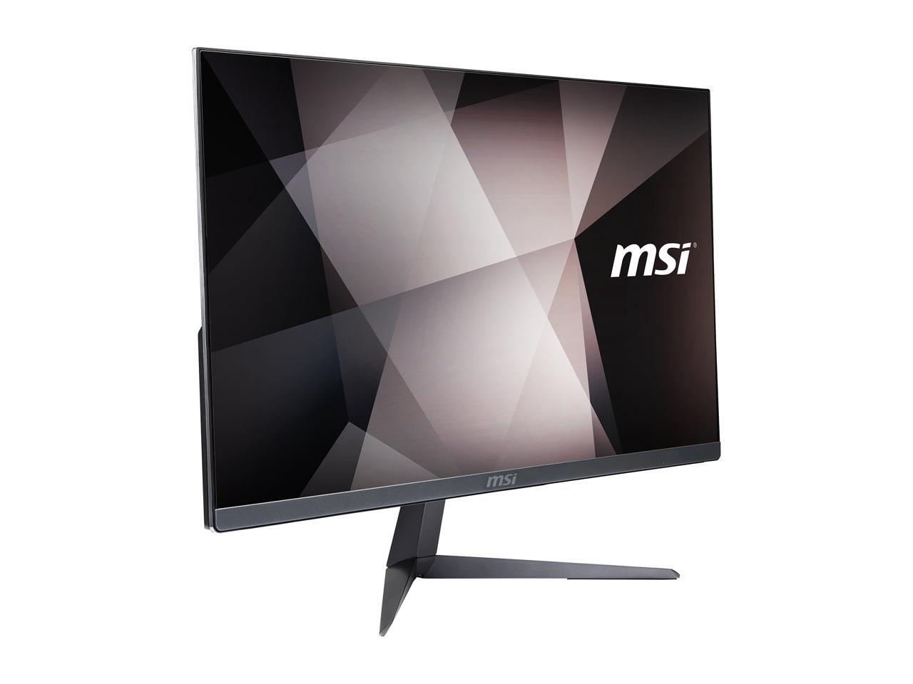 MSI PRO 24X 10M-046US All-in-One PC - 23.8", Intel Pentium Gold 6405U 2 ...