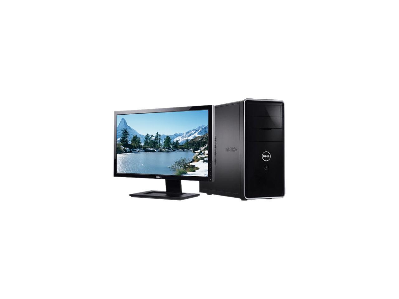 Refurbished DELL Desktop PC Bundle Inspiron 560 (i5602128NBK) Intel
