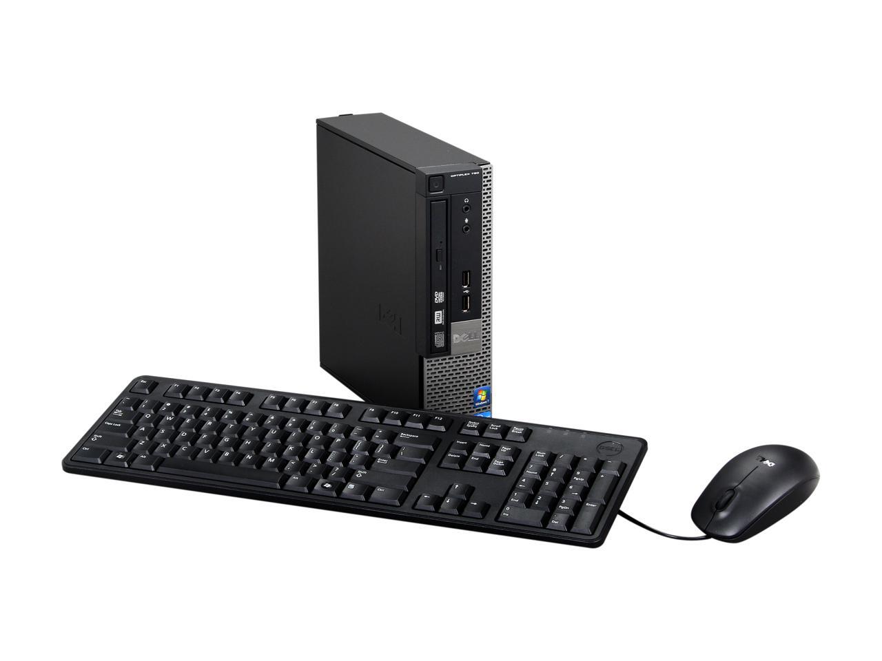 Dell Desktop Pc Optiplex 790 Usff 469 1148 Intel Core I5 2400s 2 50 Ghz 2 Gb Ddr3 250 Gb Hdd Windows 7 Professional 64 Bit Newegg Com