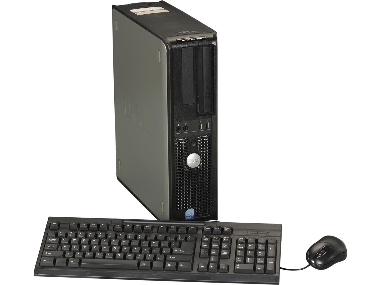Refurbished DELL Desktop PC OptiPlex 755 Core 2 Quad 2.40GHz 4GB 1TB