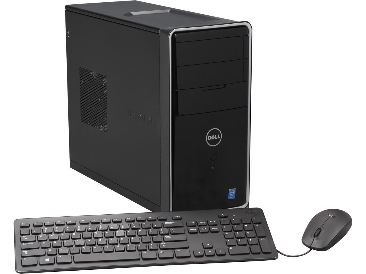 DELL Desktop PC i38475847BK Intel Core i54460 8GB DDR3 1TB HDD