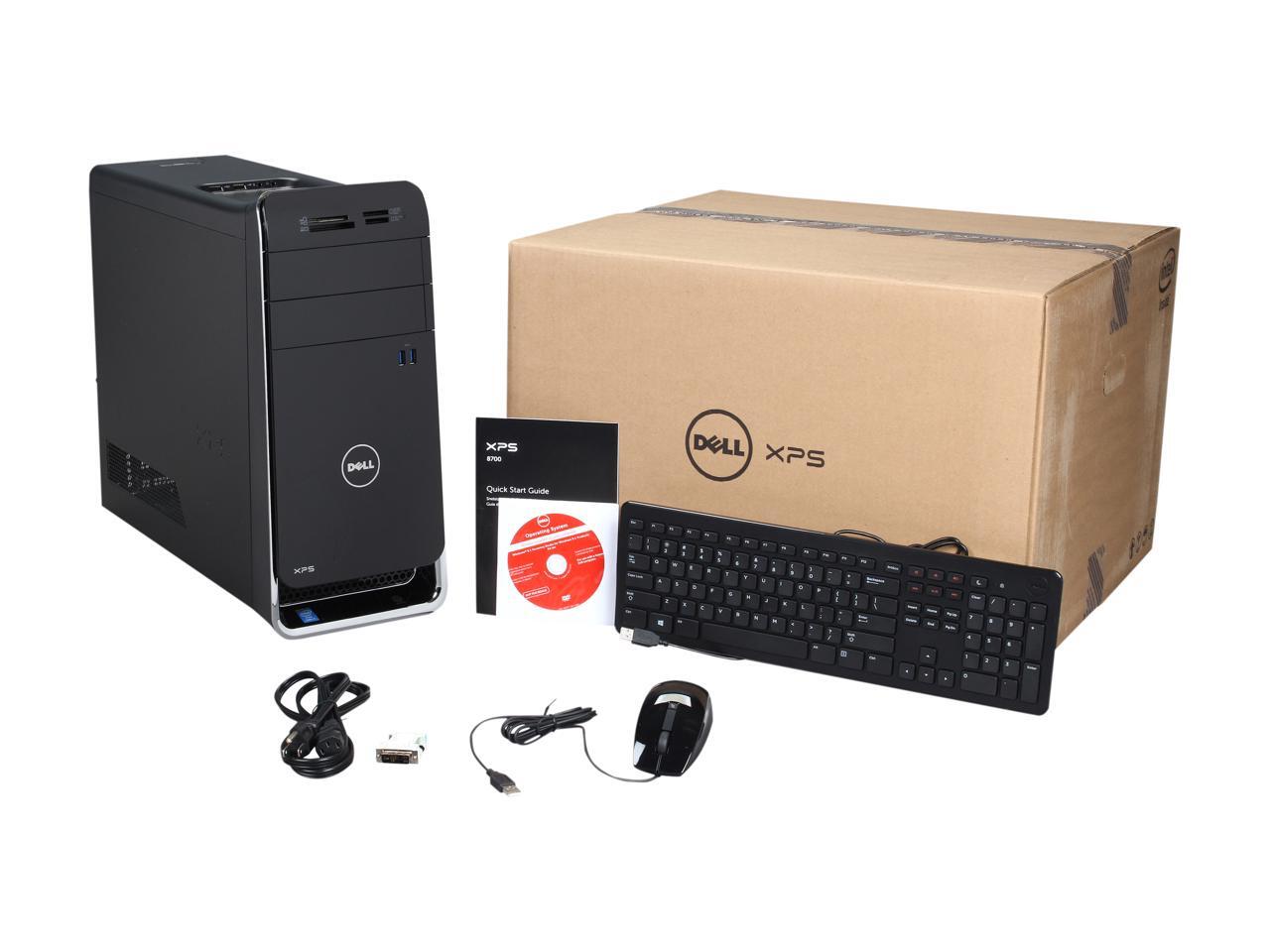 DELL Desktop PC XPS X87004812BLK Intel Core i74790 16GB DDR3 2TB HDD