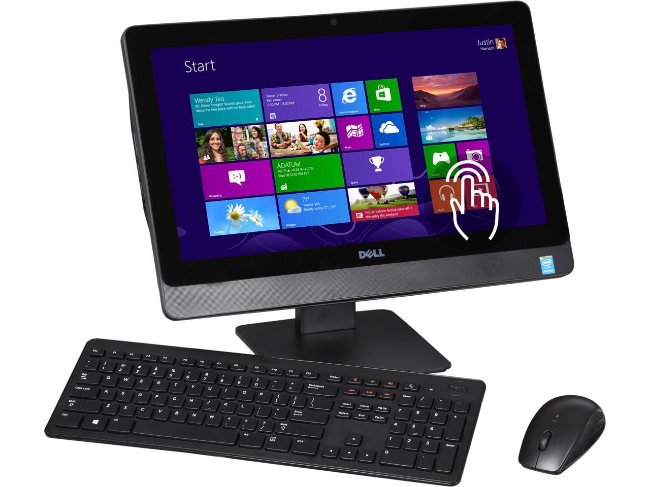 DELL All-in-One PC Inspiron 3048 (i3048-5144BLK) Intel Pentium G4400T ...