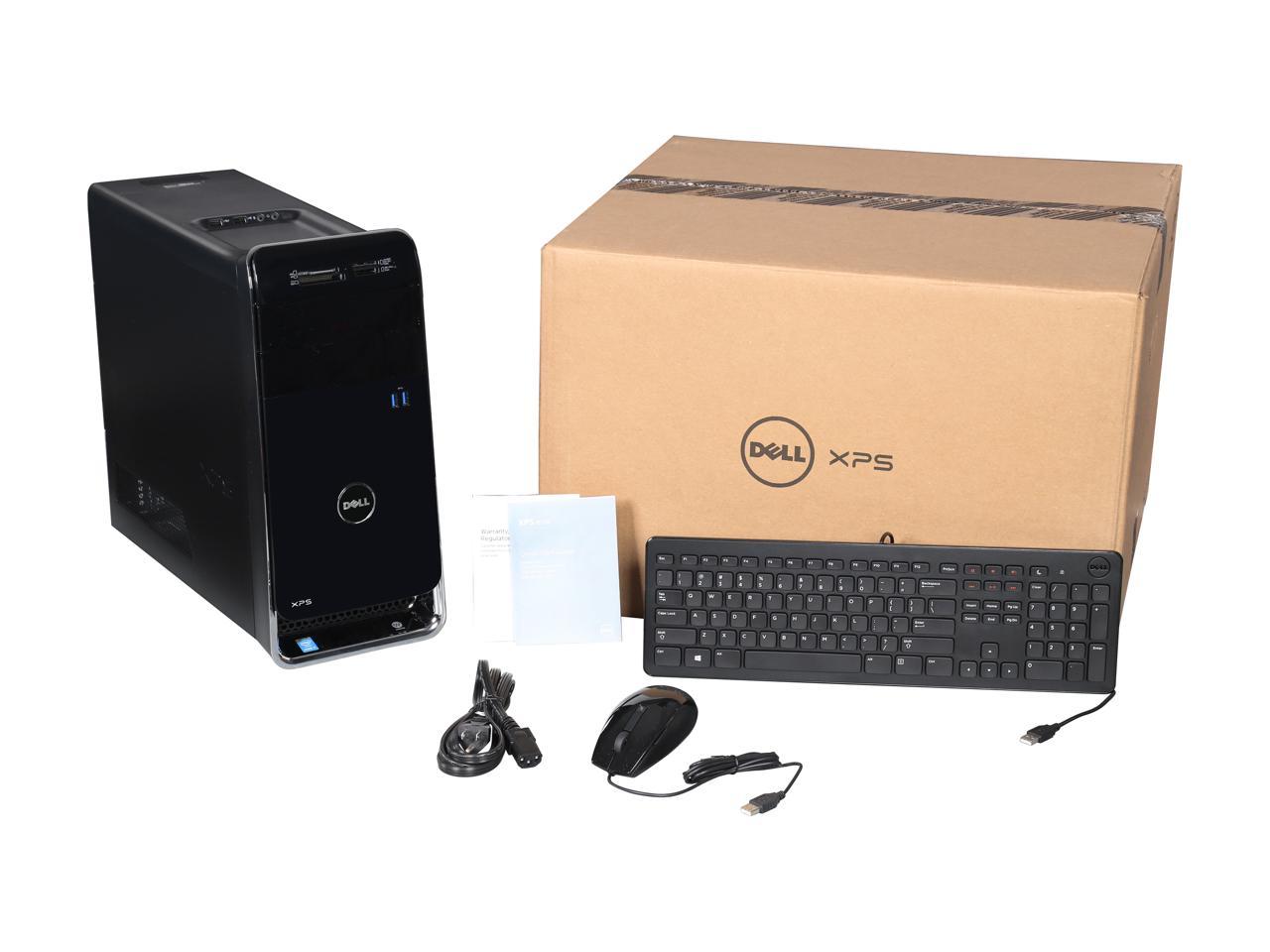 DELL Desktop PC XPS X87001264BLK Intel Core i74790 8GB DDR3 1TB HDD