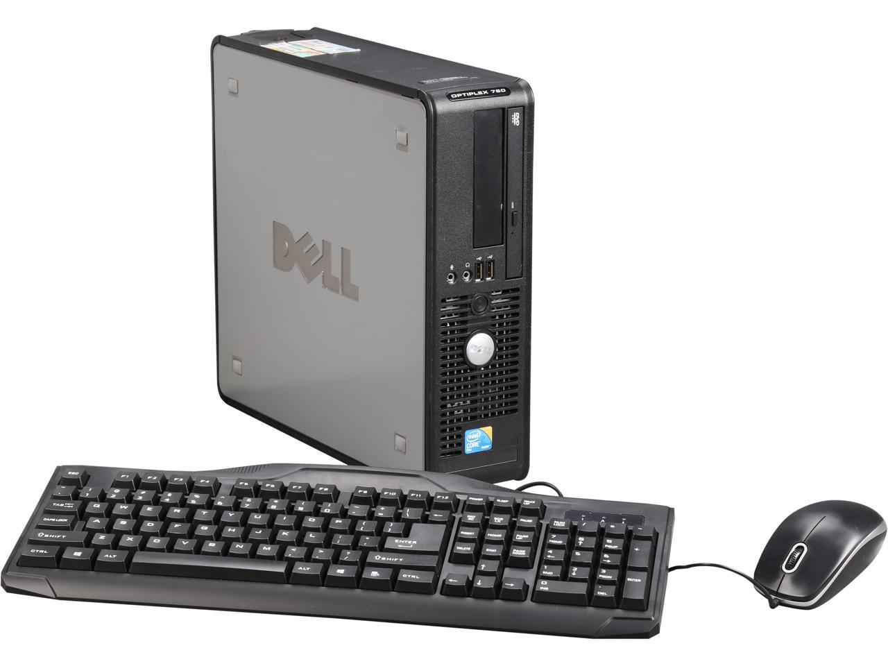 Refurbished Dell Optiplex 760 Desktop PC with Intel Core 2 Duo 2.6GHz, 4GB RAM, 160GB HDD