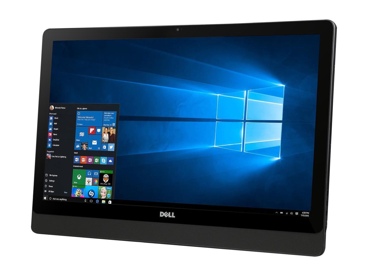 DELL AllinOne Computer Inspiron i345510041BLK AMD A87410 8 GB DDR3L