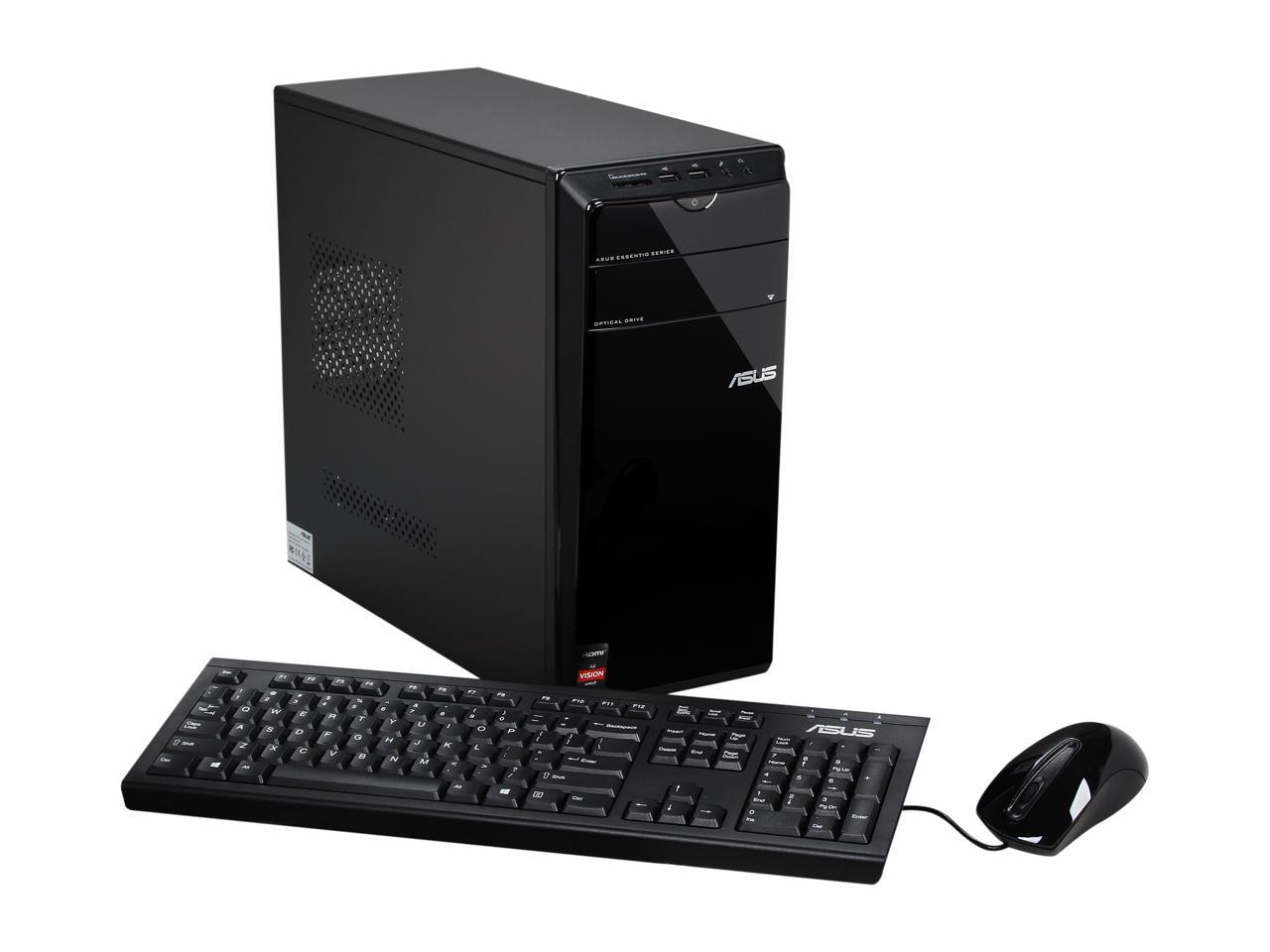 Asus Desktop Pc Cm1745 Us007s A8 Series Apu A8 5500 3 ghz 8gb Ddr3 1tb Hdd Amd Radeon Hd 7560d Windows 8 Newegg Com