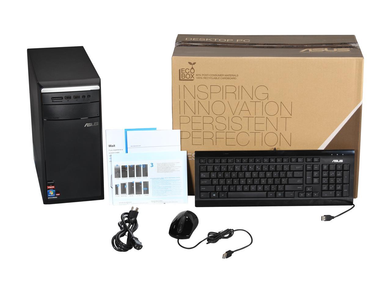 ASUS Desktop PC M11BBUS002O A6Series APU A66400K (3.90GHz) 8GB DDR3