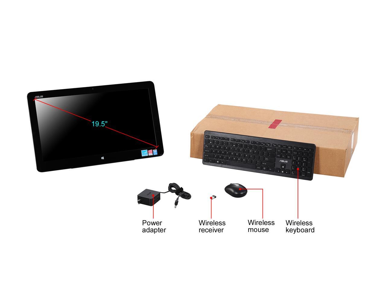 Open Box ASUS AIO PT200110 Portable Allinone Desktop PC Computer