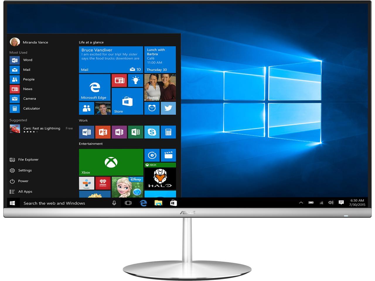 ASUS AllinOne Computer ZN242GDDS751T Intel Core i7 8th Gen 8750H (2