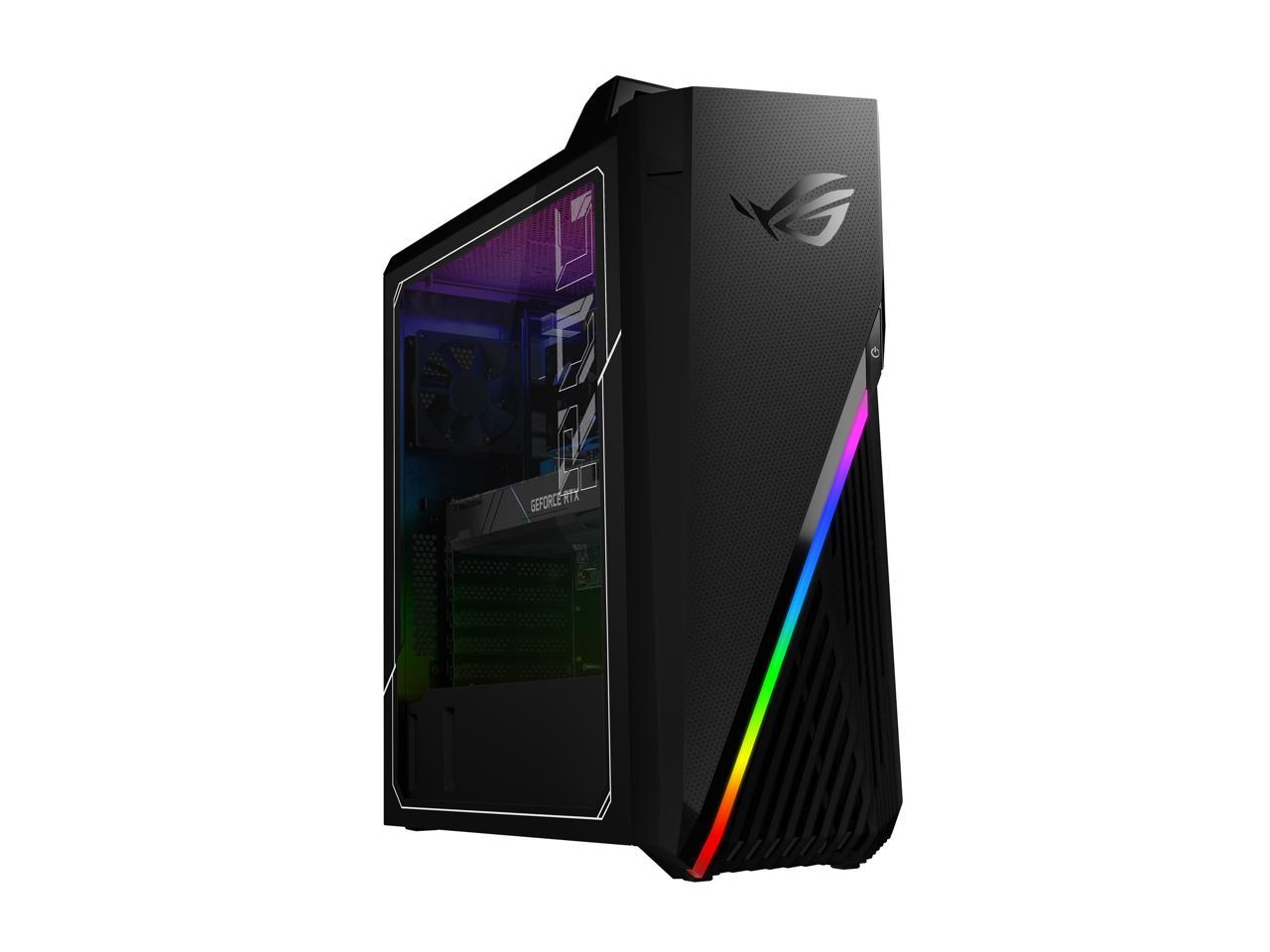 Asus Gaming Desktop Rog Strix Ga15dh Eh562 Ryzen 5 3rd Gen 3600x 380ghz 8gb Ddr4 512 Gb Ssd