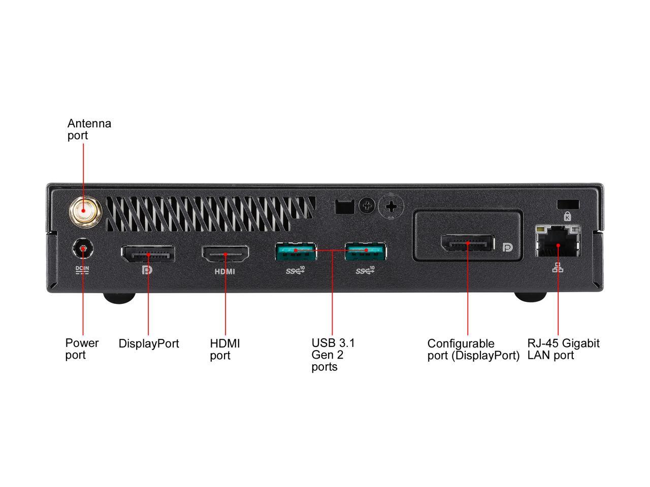 ASUS PB50 Mini PC AMD Ryzen 53550H 8 GB DDR4 256 GB SSD AMD