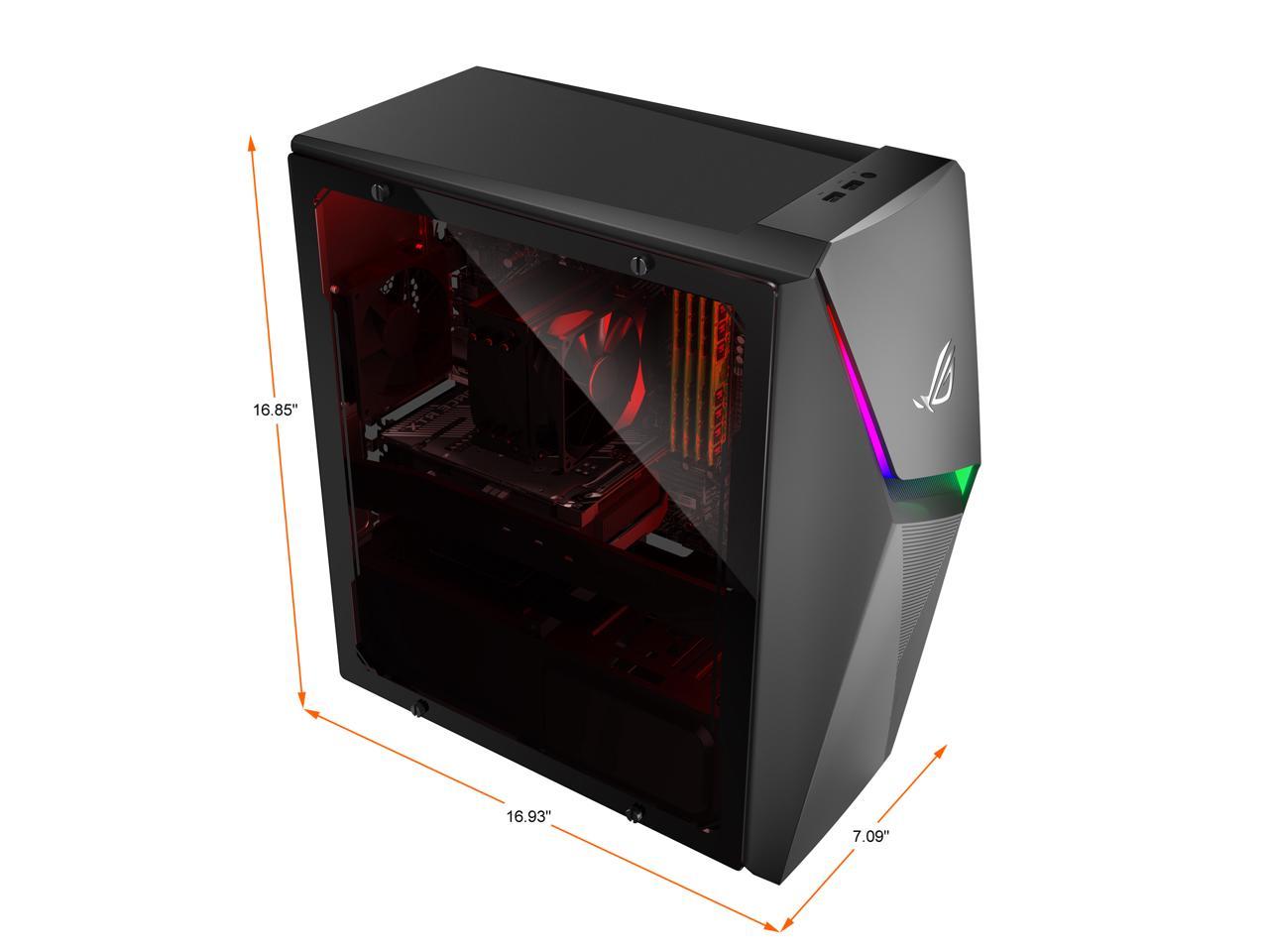 ASUS ROG Strix G10 Gaming Desktop PC, AMD Ryzen 7 5800X Processor ...