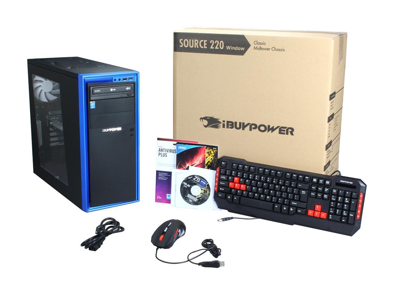 iBUYPOWER Desktop PC ASUS POWERED NE761A Intel Core i5-4670K 16GB DDR3 ...