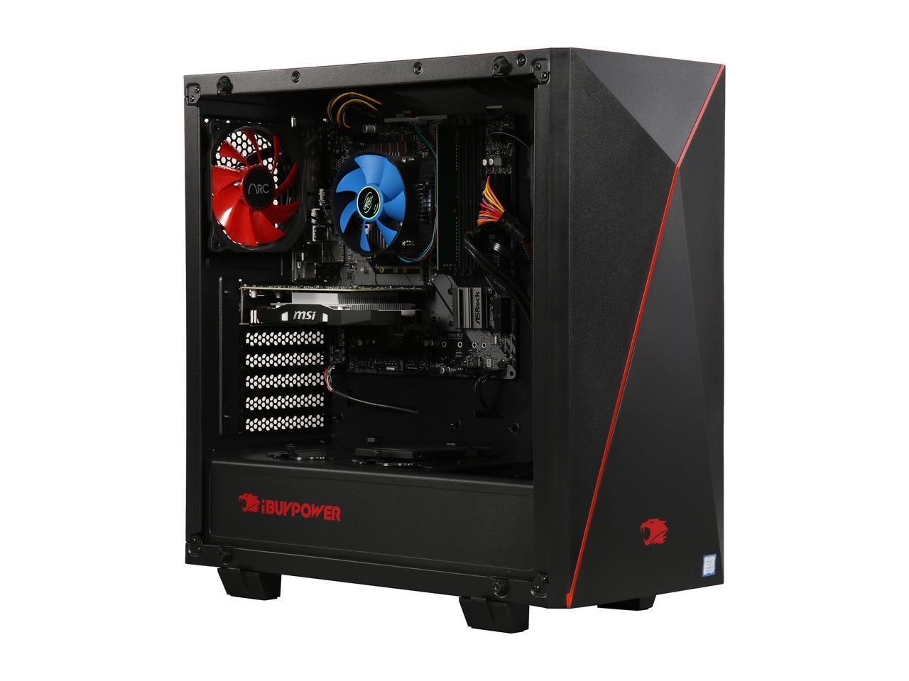 iBUYPOWER Gaming Desktop Slate 040i Intel Core i5 8th Gen 8400 (2.80GHz ...