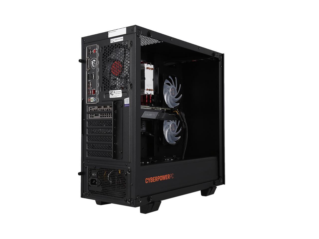 CyberpowerPC Gaming Desktop Gamer Master 2787T Ryzen 7 2nd Gen 2700X  (3.70GHz) 8GB DDR4 1TB HDD 240 GB SSD NVIDIA GeForce RTX 2070 Windows 10  Home 64-bit - Newegg.com