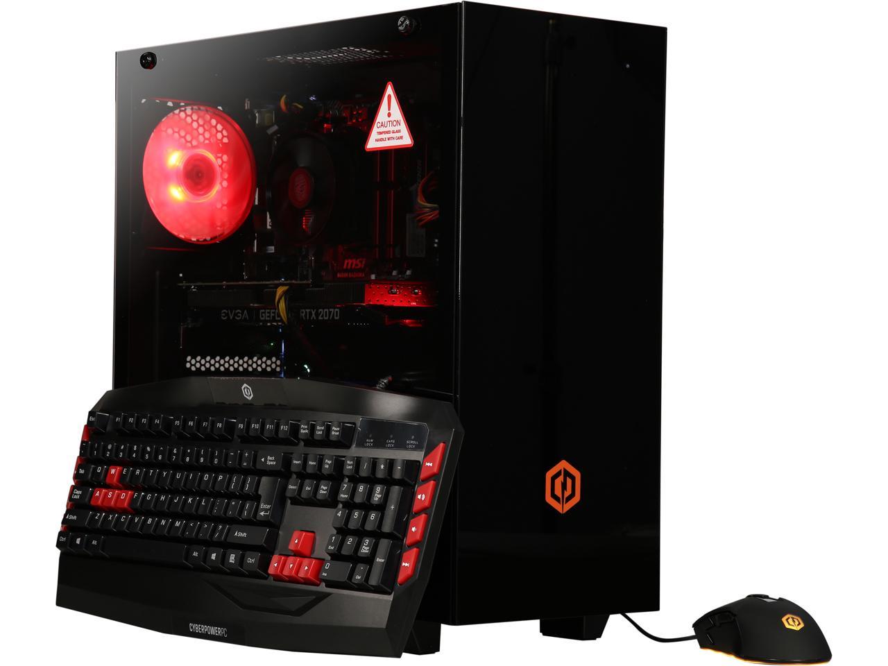 CyberpowerPC Gaming Desktop Gamer Master 2787D AMD Ryzen 7 2700 8GB ...