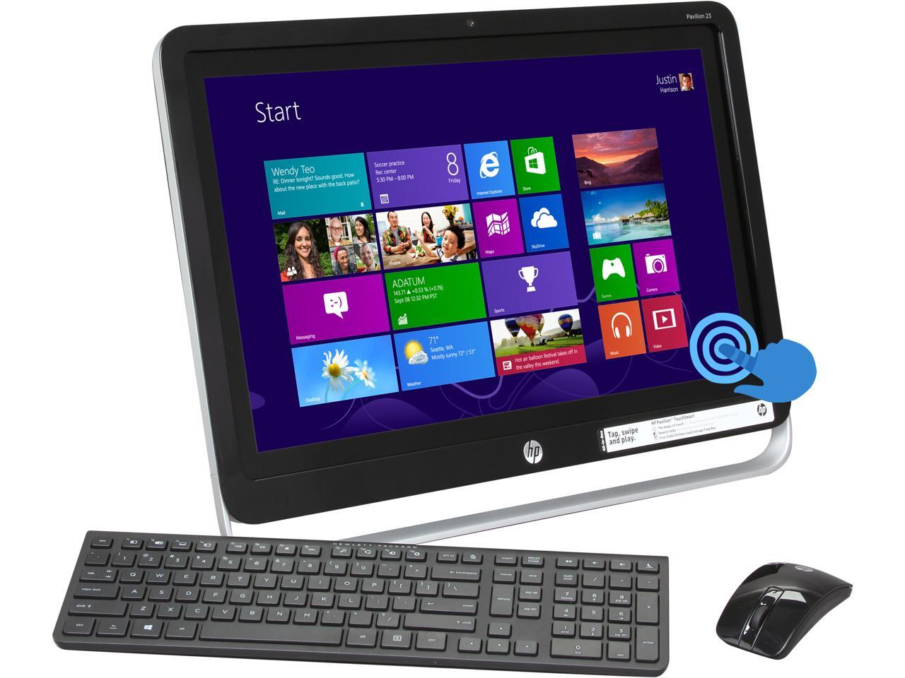 HP AllinOne PC Pavilion 23h050 AMD A65200 4GB DDR3 1TB HDD AMD