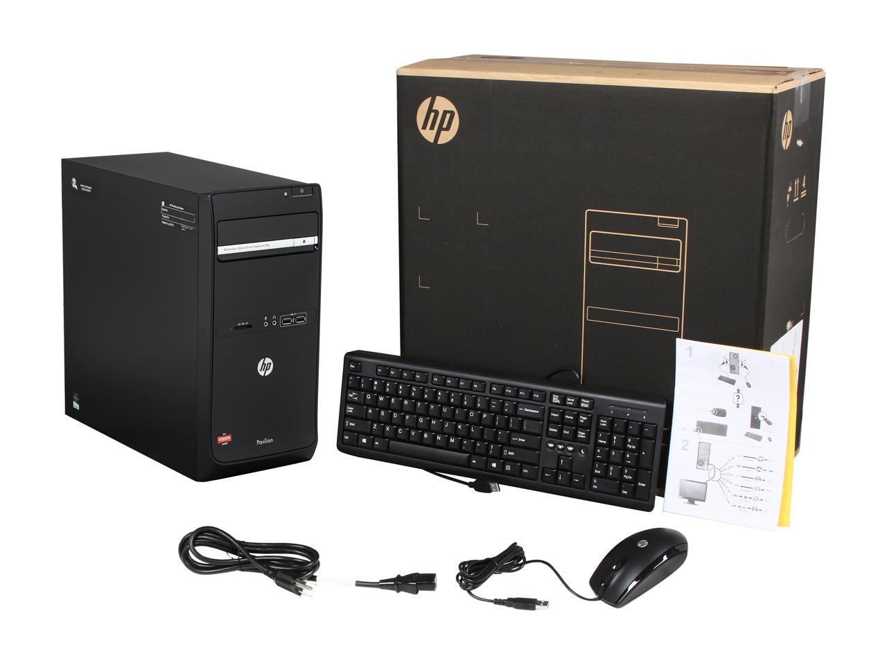 HP Desktop PC Pavilion P62310 (H3Y76AAABL) A4Series APU A43420 (2.