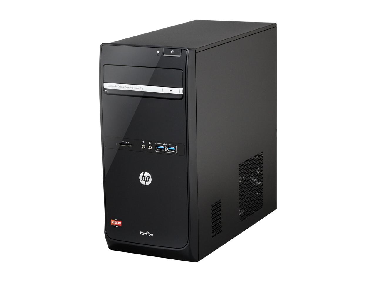 Hp Desktop Pc Pavilion P6 2330 H3y77aaaba Amd A6 5400k 6gb Ddr3 1tb Hdd Amd Radeon Hd 7540d 7349