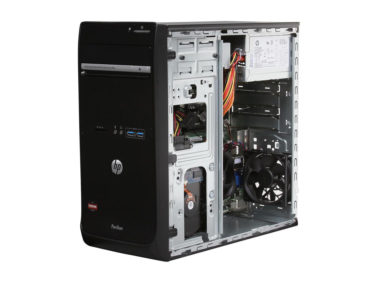 HP Desktop PC Pavilion P6-2350 (H3Y78AA#ABA) AMD A8-5600K 8GB DDR3 1TB ...